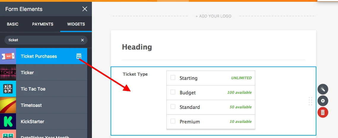 How to create ticket purchases form? Image 1 Screenshot 20