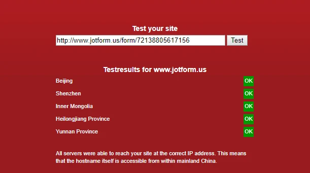 Custom URLs not working when viewed in China Image 1 Screenshot 20