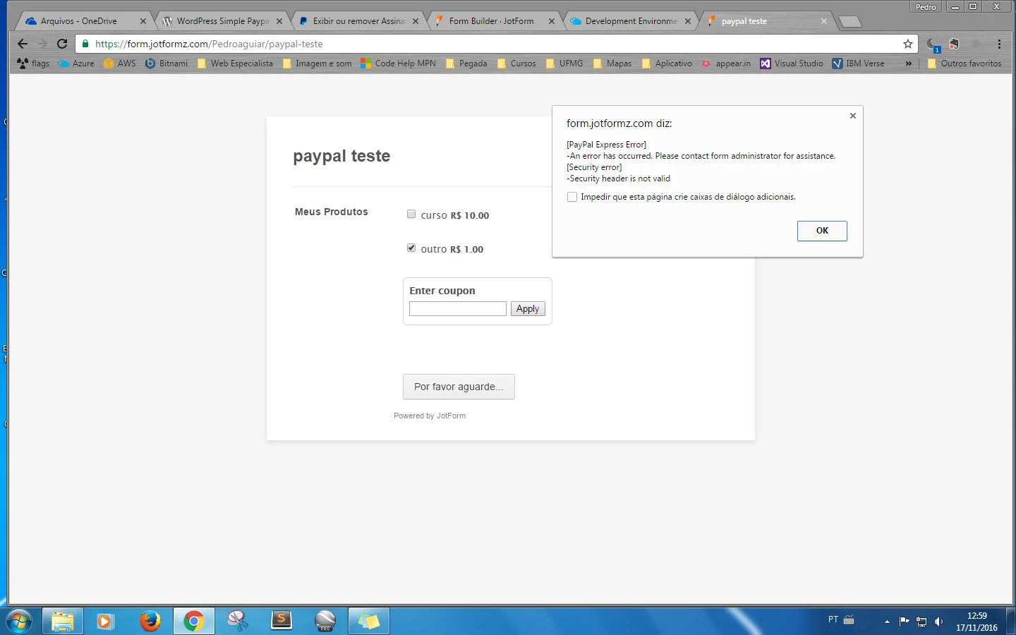 PayPal express API  error Image 1 Screenshot 20