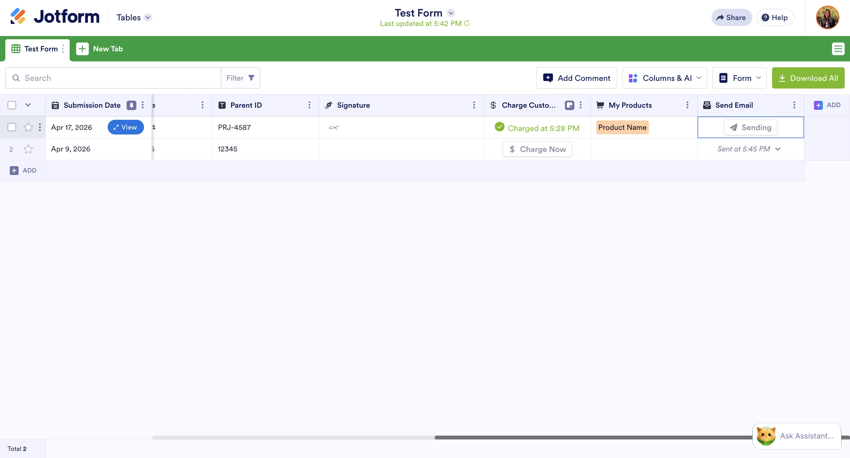 
Email Sending Button: Not Responding When Clicked
Image-1