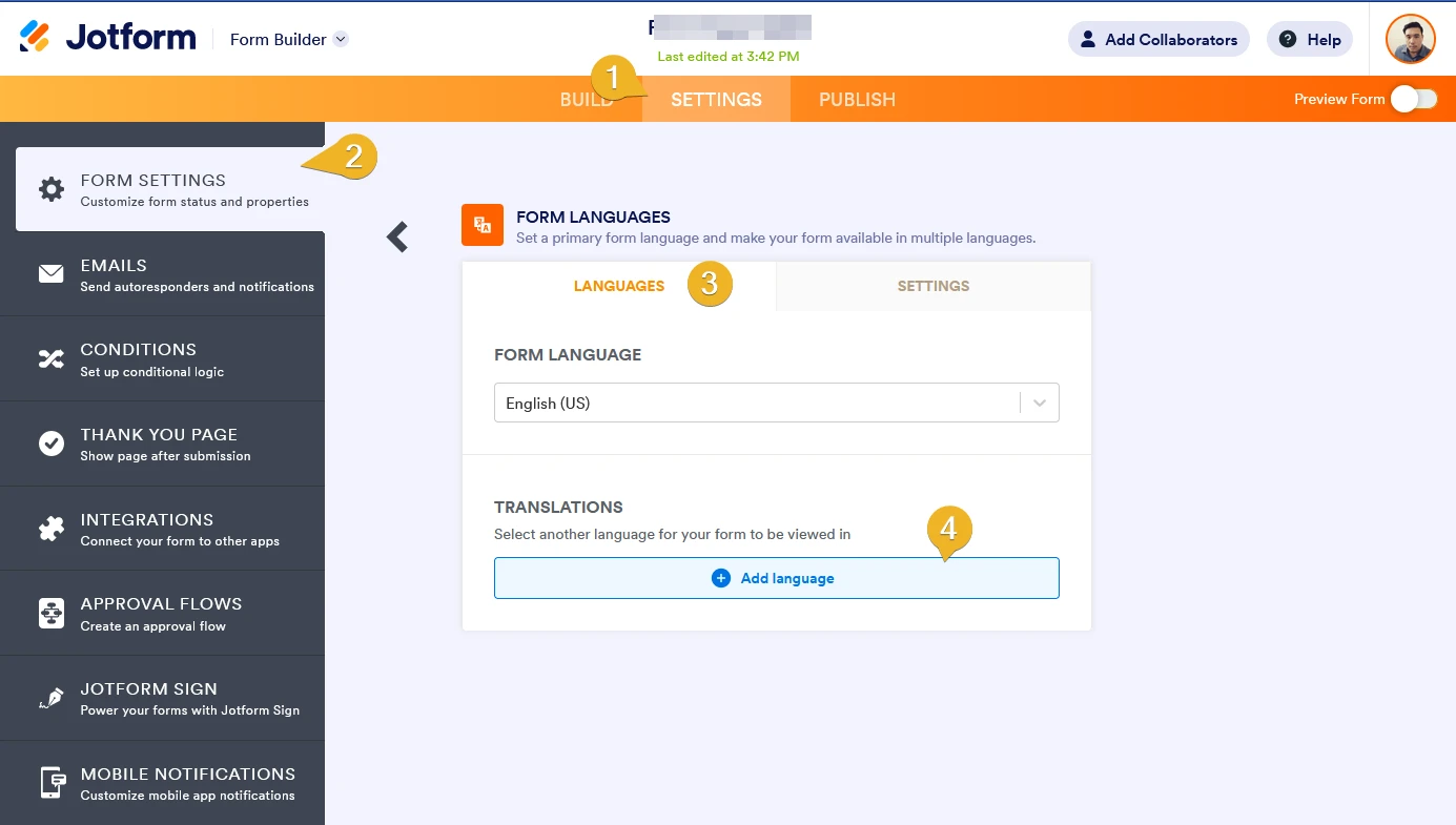 Vertalen van een jotform lijst Image 1 Screenshot 20