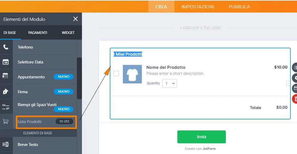 creare modulo prenotazioni gelateria Image 1 Screenshot 30