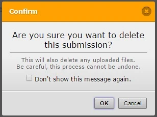 Can I restore a deleted submission? Image 1 Screenshot 20