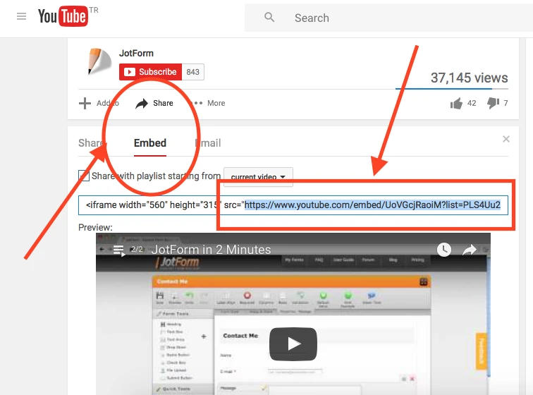 How do I add a You Tube video to my form? Image 2 Screenshot 51