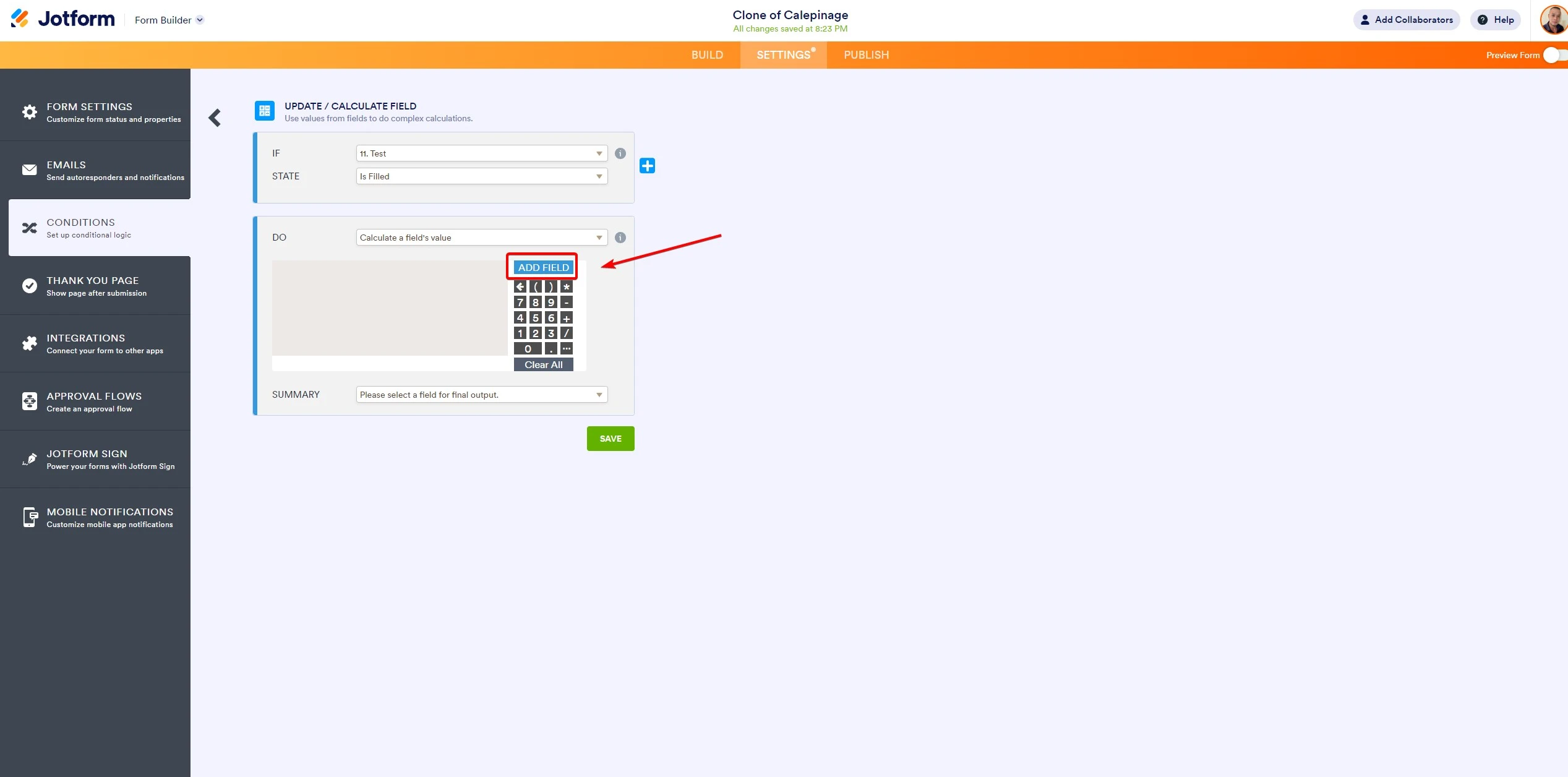 Input Table: get total from different columns / Pass total value to a different field Image 2 Screenshot 141