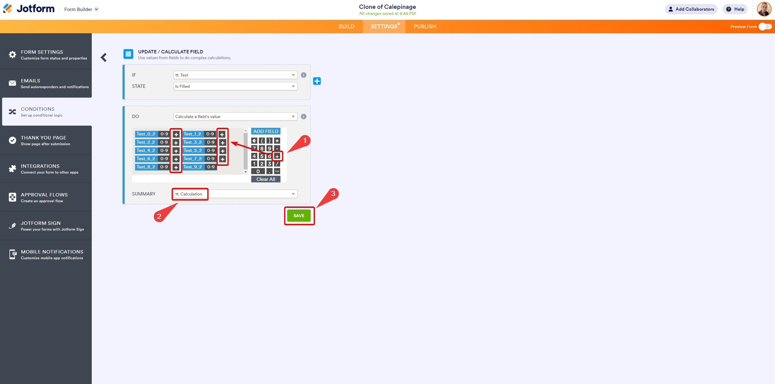 Input Table: get total from different columns / Pass total value to a different field Image 11 Screenshot 2310