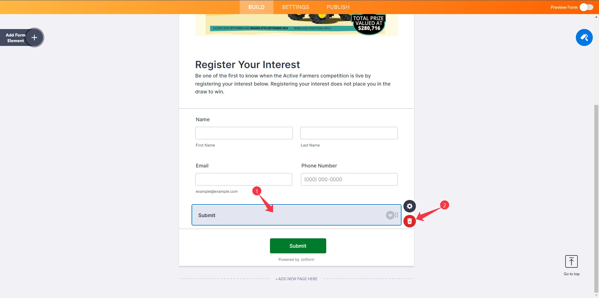 Submit button doesnt display on our form Image 3 Screenshot 62