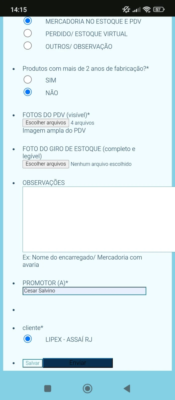 Falta de responsividade em formulários no celular Xiaomi Redmi 14C Image 1 Screenshot 20 Screenshot 10
