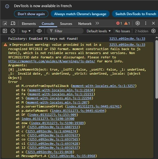 Boîte de réception: affiche une erreur inattendue sest produite Image 1 Screenshot 40