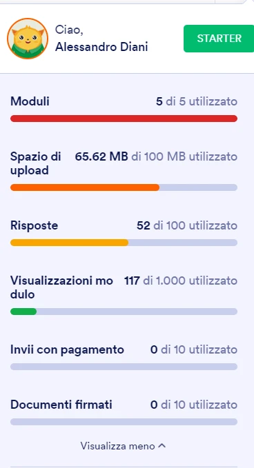 Errore moduli: Form over quota e form disabled Image 3 Screenshot 62