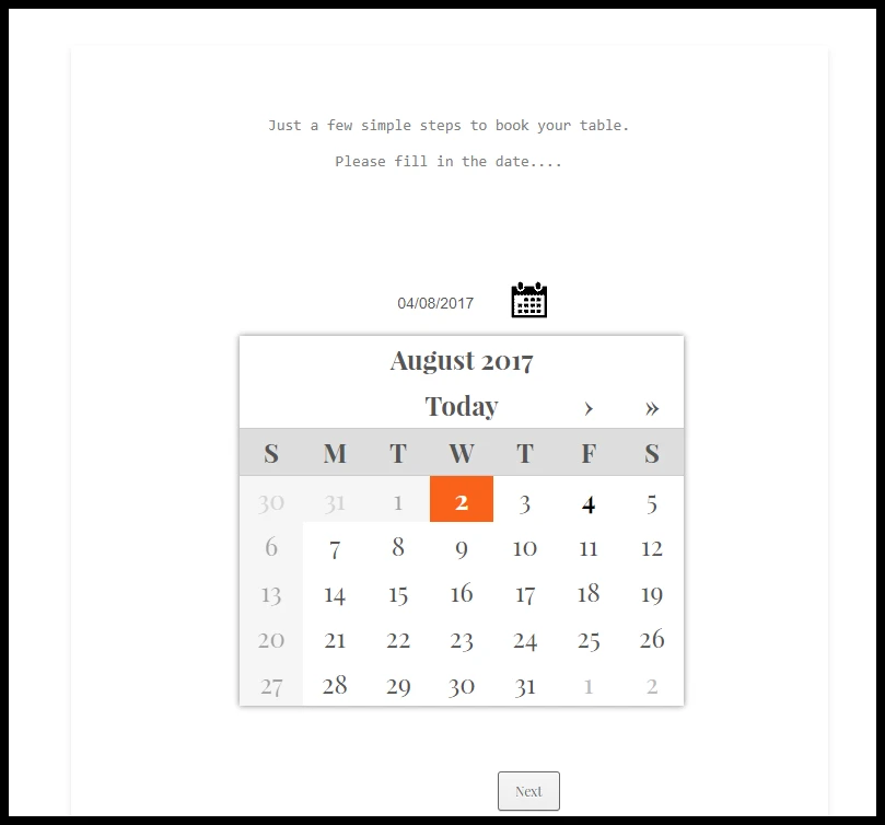 How to display date picker calendar inline in form? Image 1 Screenshot 20