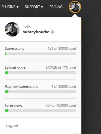 total number of submissions for the month Image 1 Screenshot 20