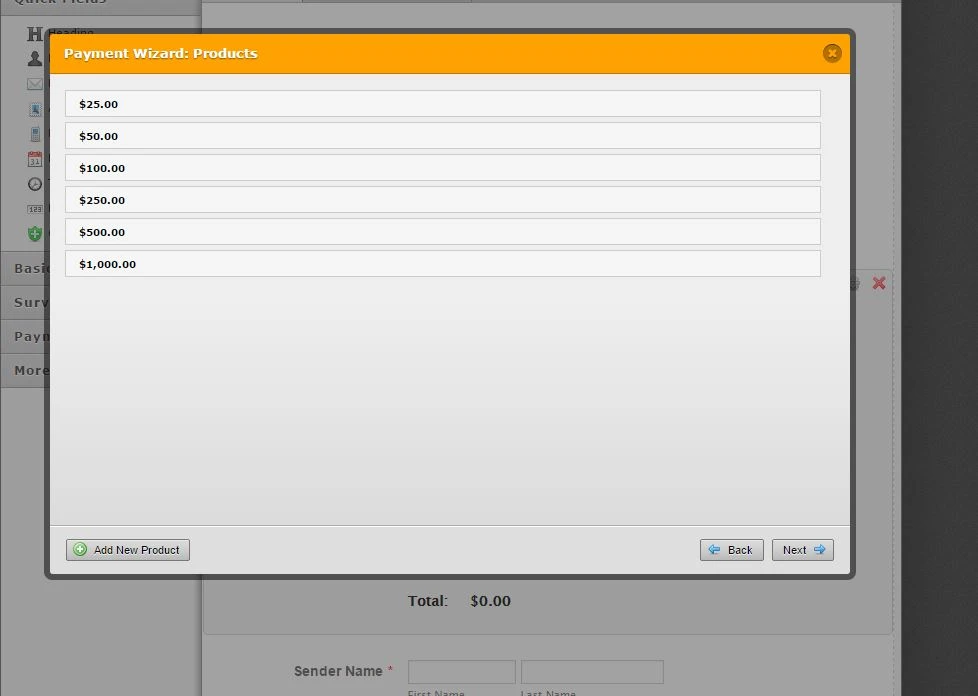 How to add price options custom text box in the payment wizard product box? Image 1 Screenshot 20