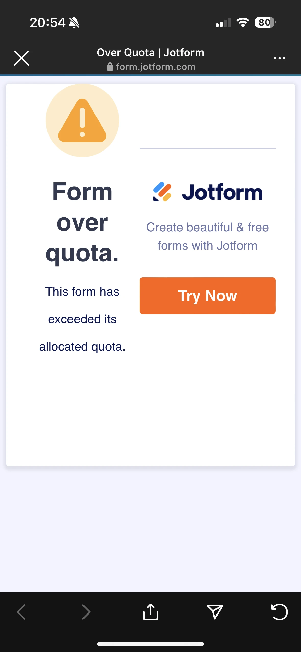 Jotform Thread 11836151 Screenshot