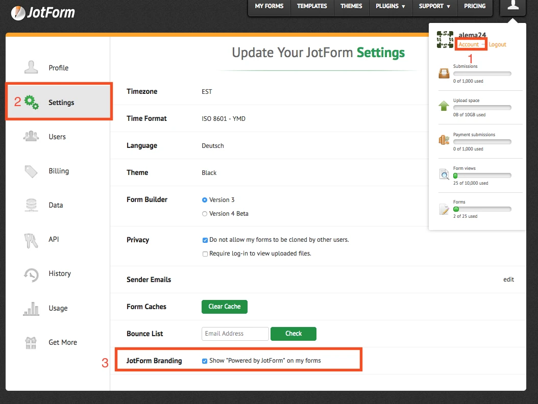 Removing JotForm Branding  Image 1 Screenshot 20