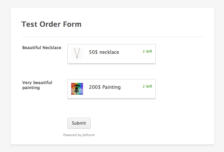 How to create an order form to sell unique products? Image 1 Screenshot 20