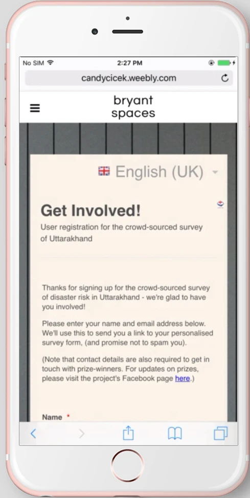 Website embedded form: Language bar is too small on mobile devices Image 2 Screenshot 41