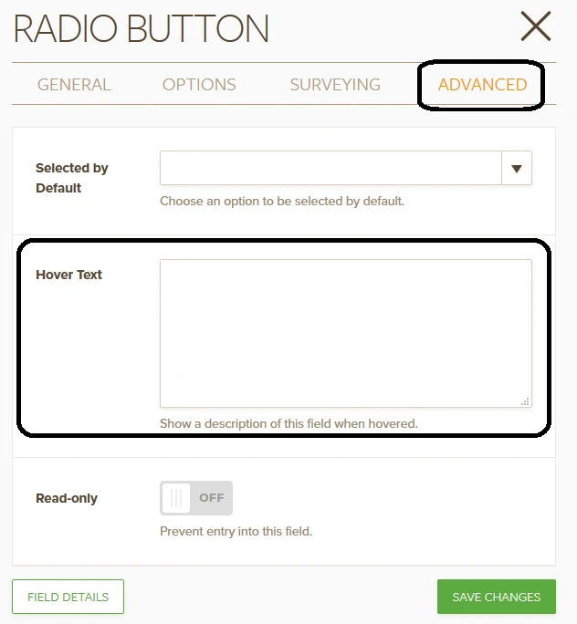 How to add additional text to radio button fields Image 1 Screenshot 20