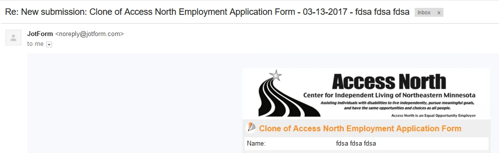 Why is the name on my application the name of the first reference instead of the person applying for the job? Image 1 Screenshot 20