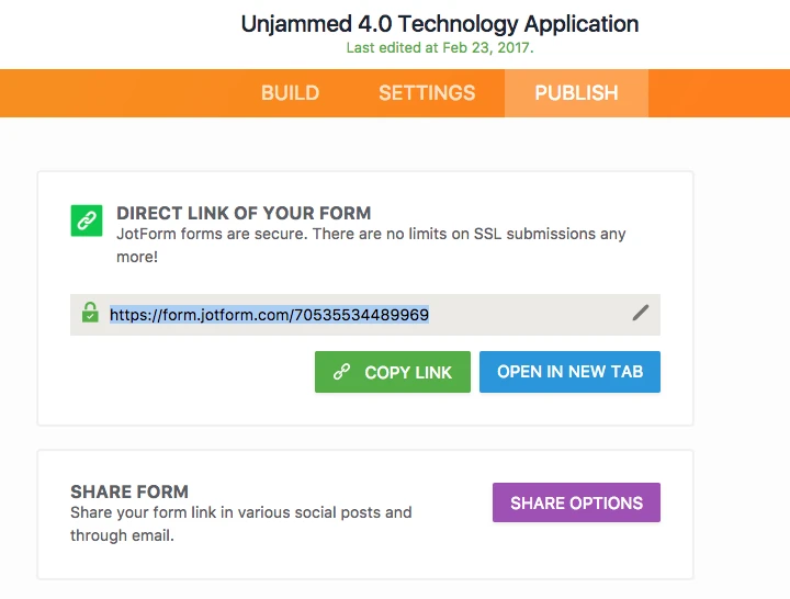 If we change our username will it change the URL for forms that were previously created?  Image 1 Screenshot 30