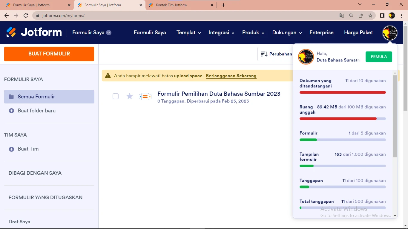 Jotform Thread 4918887 Screenshot