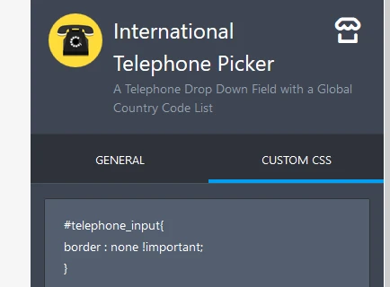 How to remove border around the phone picker widget box Image 1 Screenshot 20