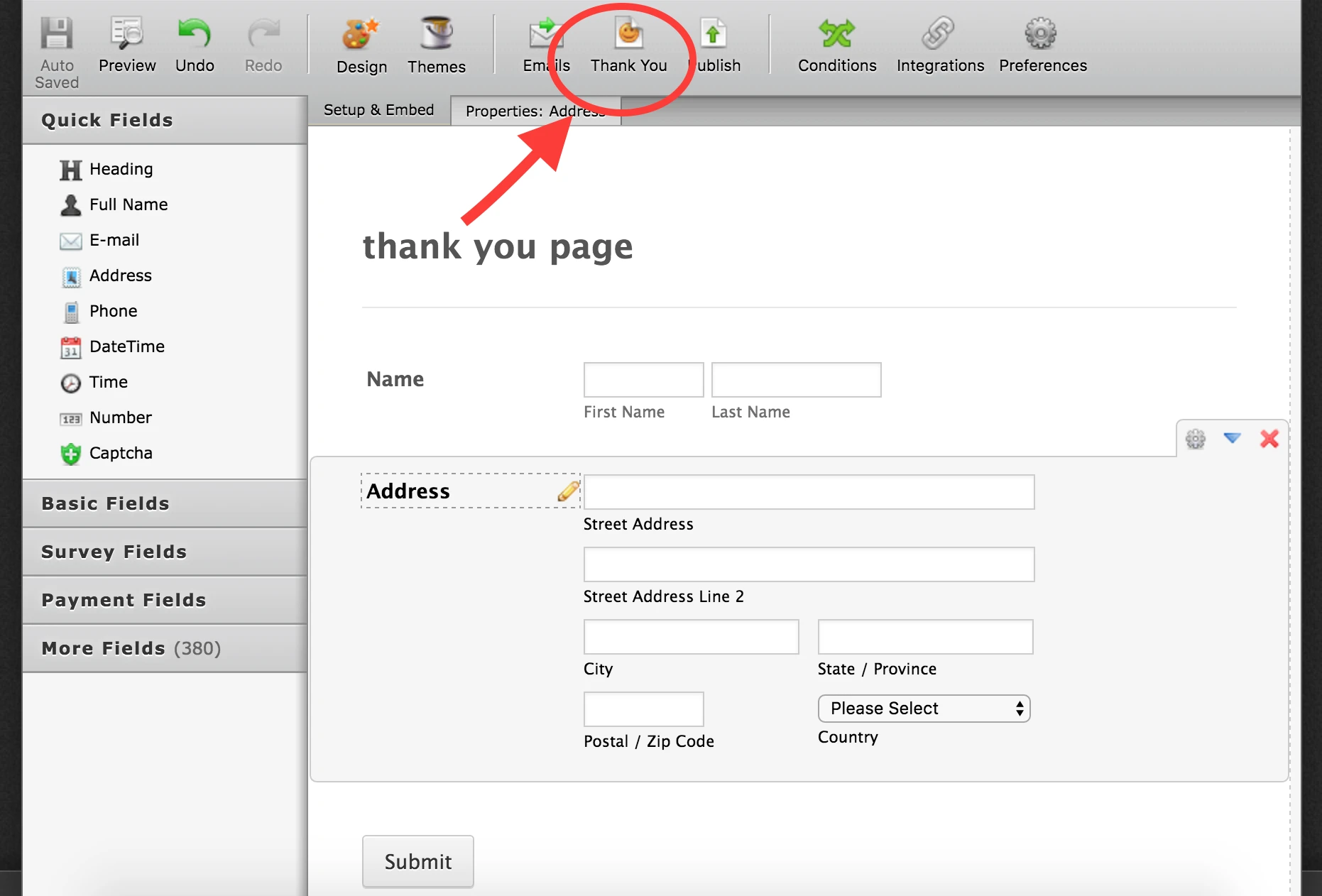 How to embed my form as a link and how to direct users to my webpage after submission Image 4 Screenshot 93