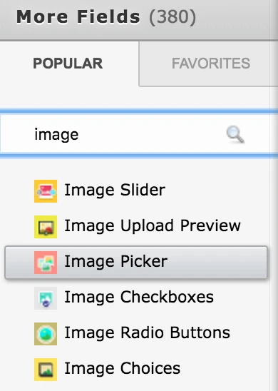 How can I put images into drop down list options? Image 1 Screenshot 20