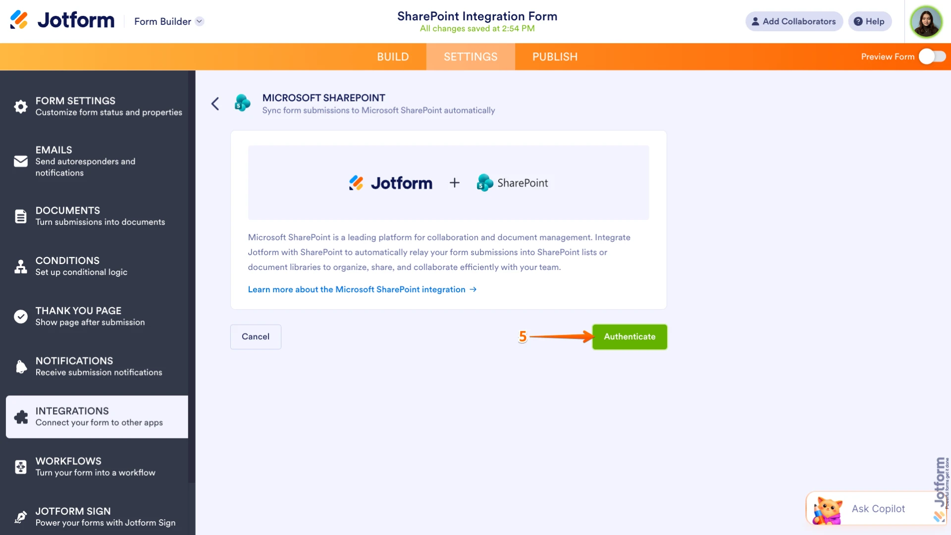 Integrations: Native integration for Sharepoint Lists/Microsoft Lists Image 3 Screenshot 152