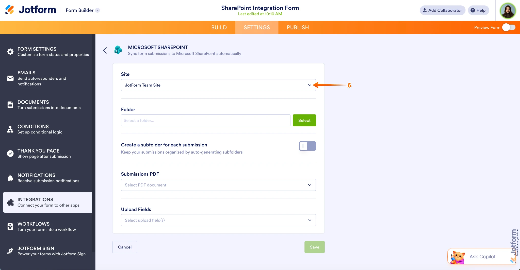 Integrations: Native integration for Sharepoint Lists/Microsoft Lists Image 4 Screenshot 163
