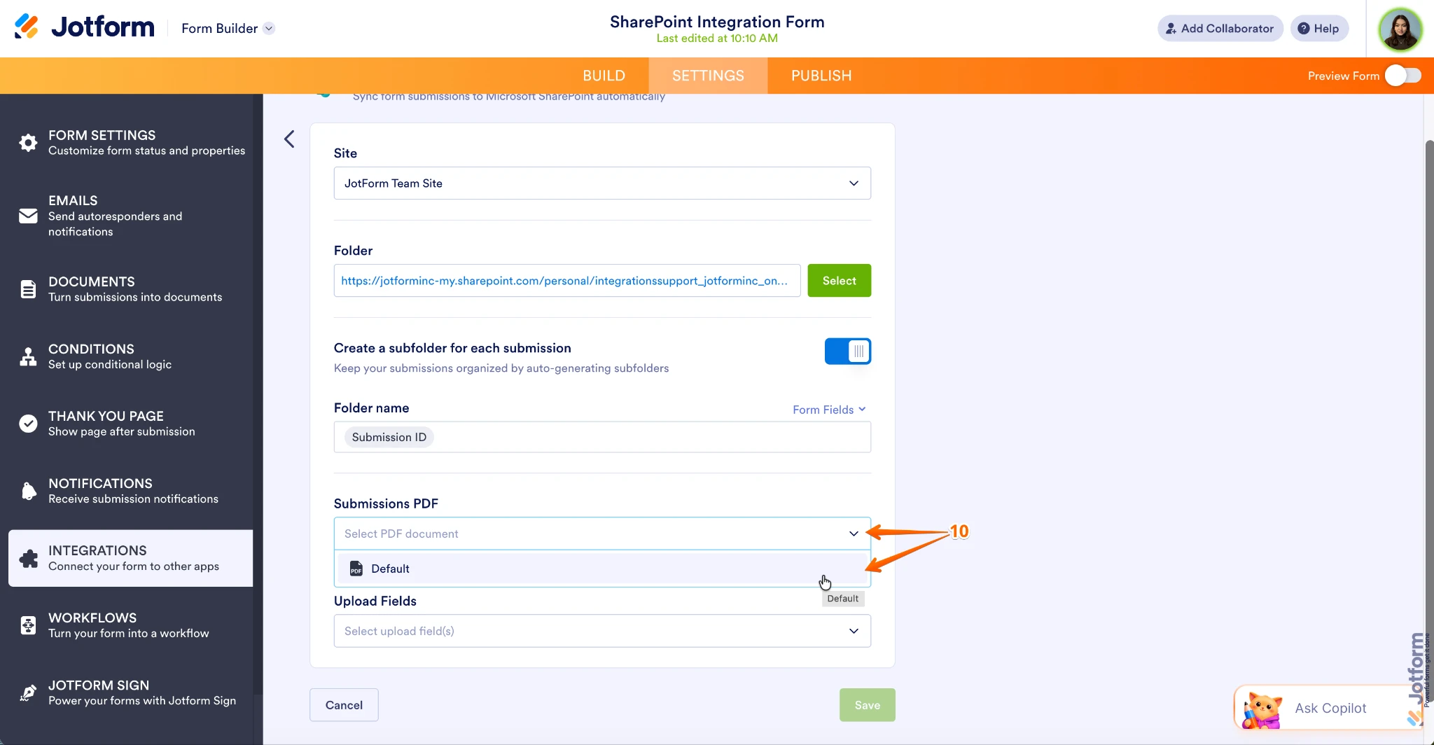 Integrations: Native integration for Sharepoint Lists/Microsoft Lists Image 8 Screenshot 207