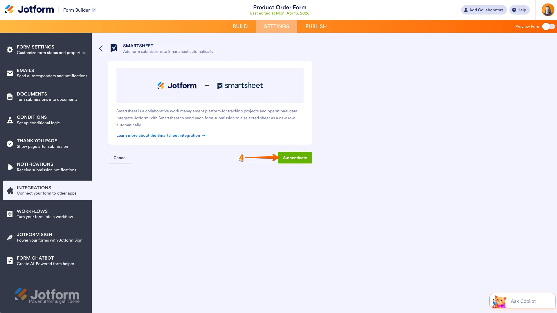 SmartSheets Integration Image 2 Screenshot 111
