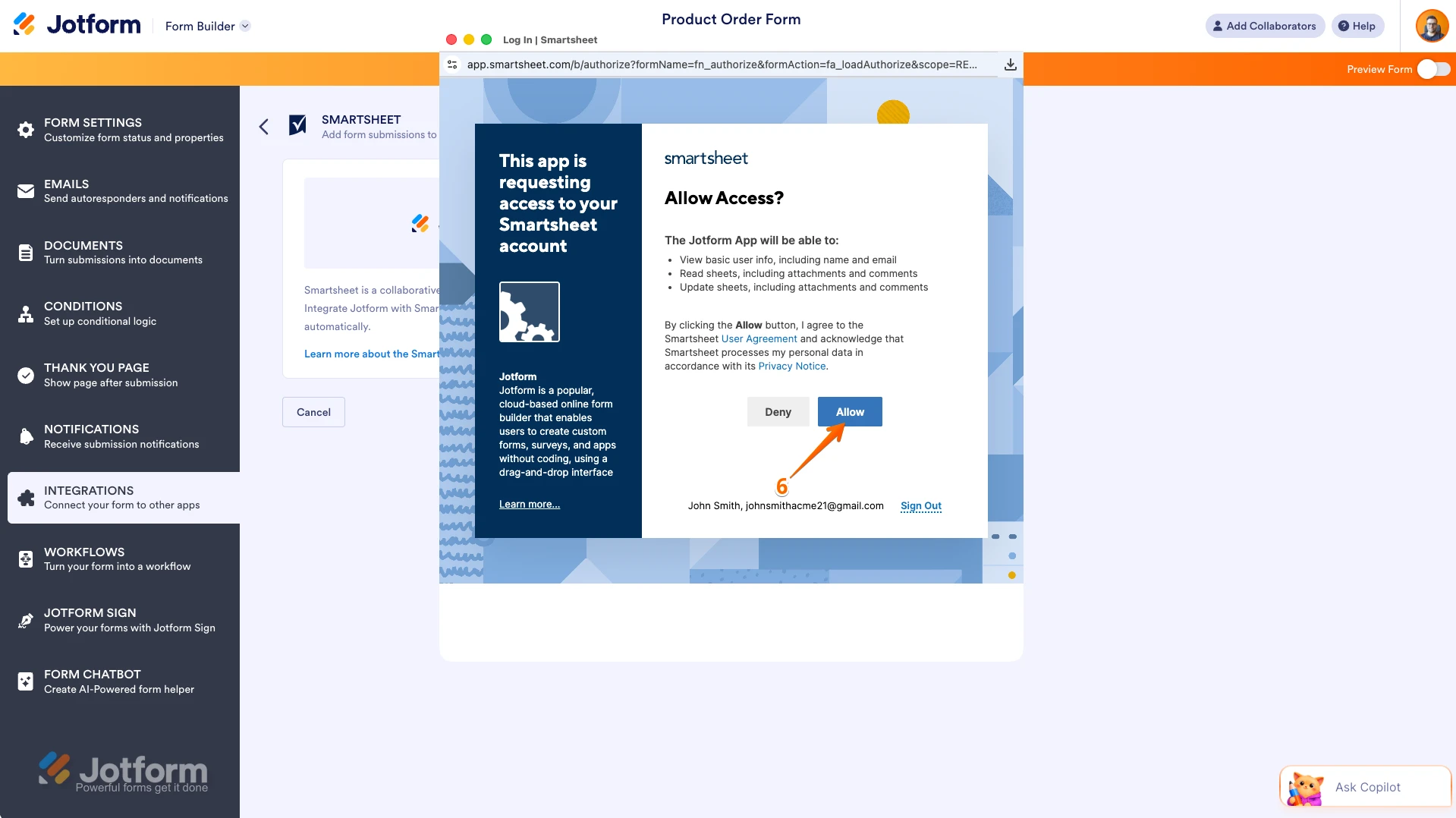 SmartSheets Integration Image 4 Screenshot 133