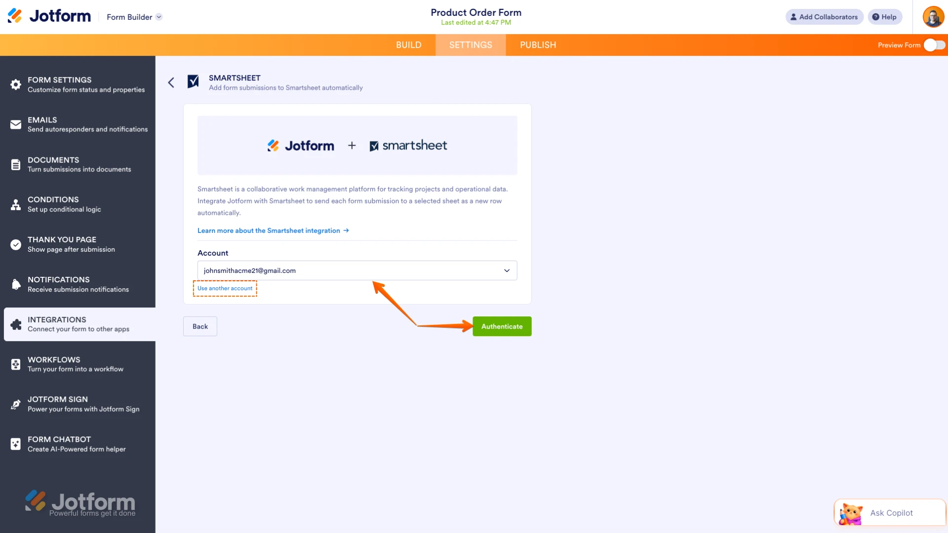SmartSheets Integration Image 5 Screenshot 144