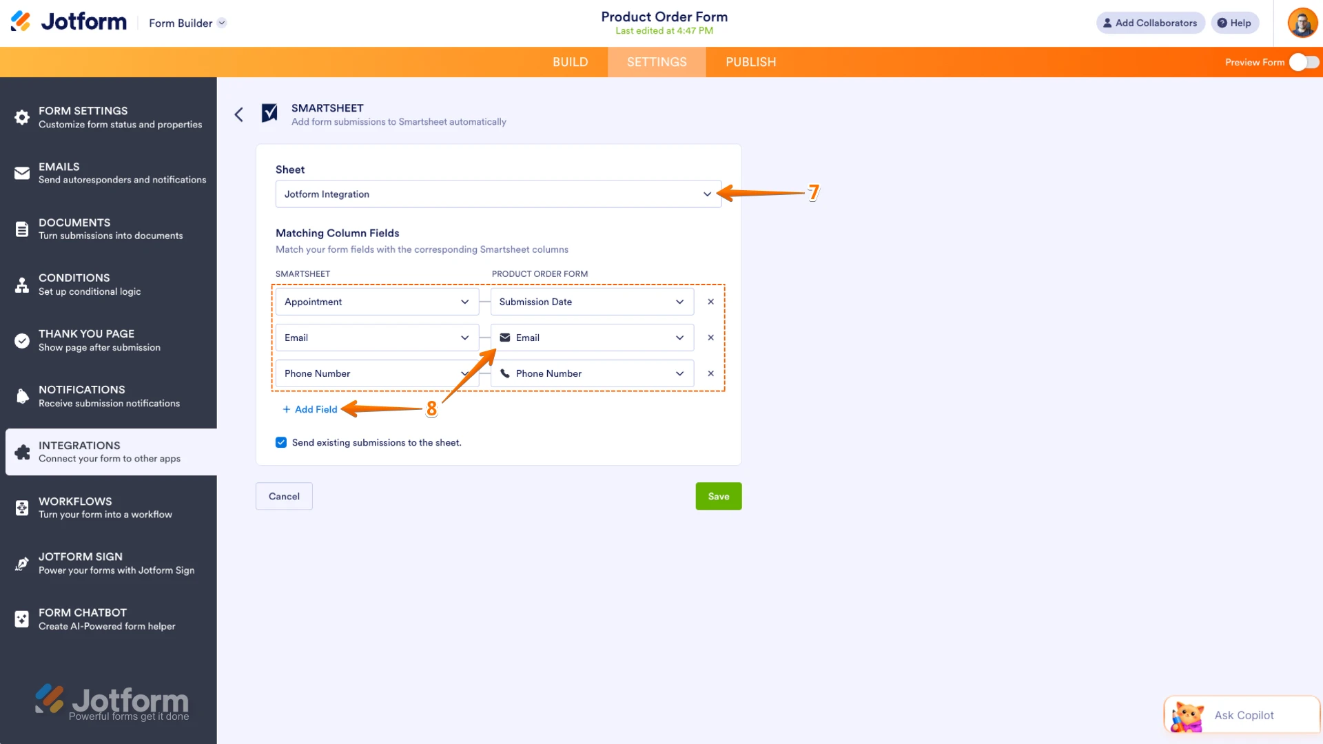 SmartSheets Integration Image 6 Screenshot 155