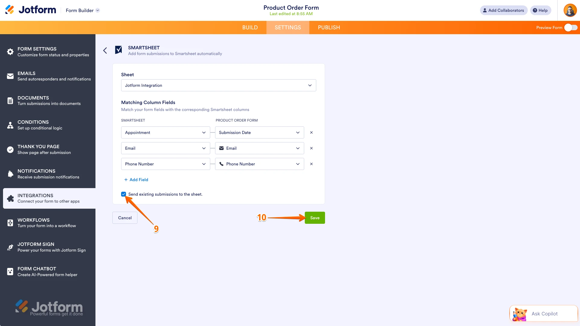 SmartSheets Integration Image 7 Screenshot 166