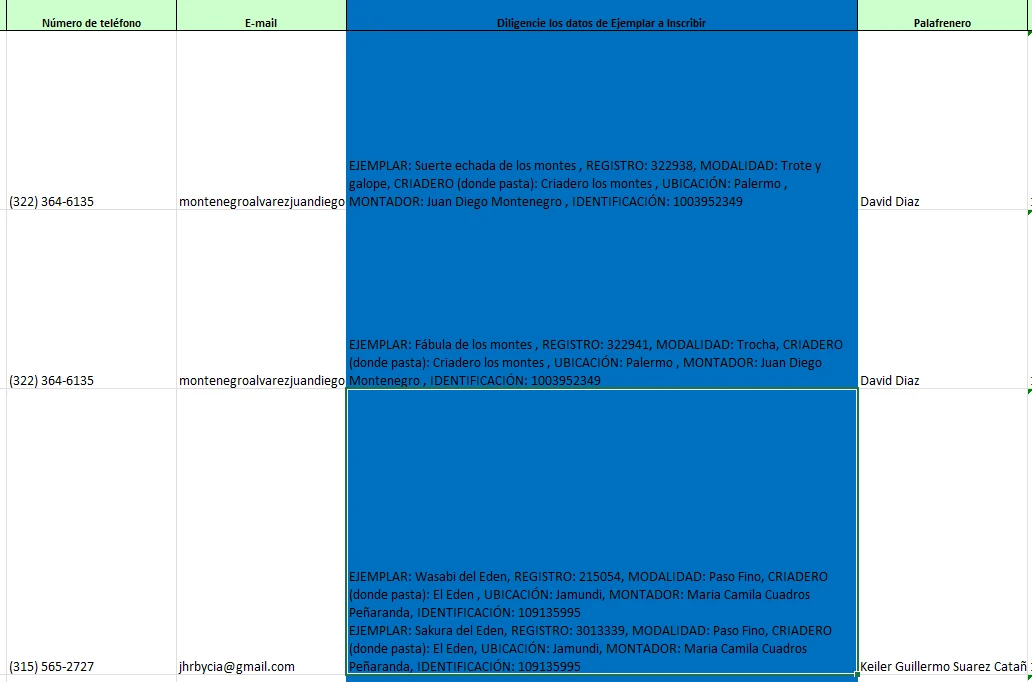 Lista Configurable: Separar datos en descarga de Excel Image 1 Screenshot 20