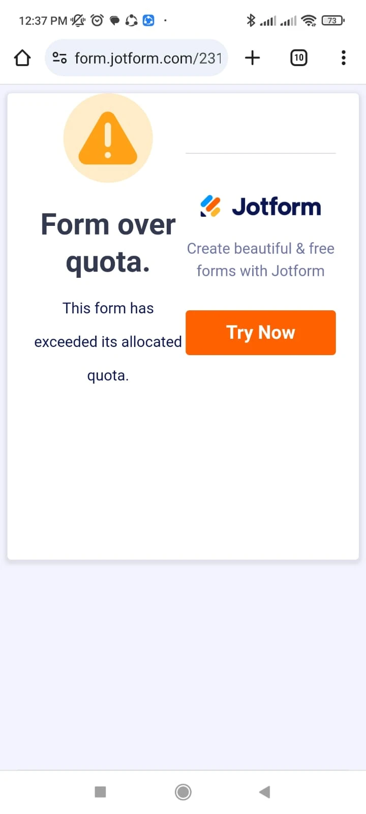 Jotform Thread 9162151 Screenshot
