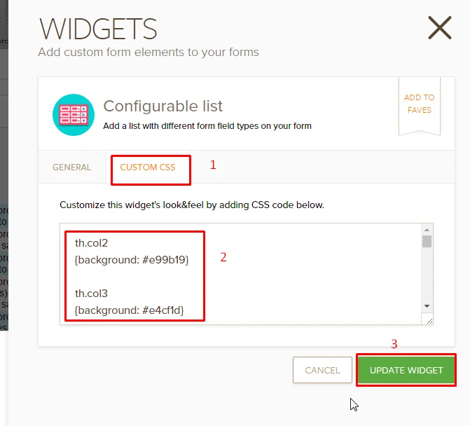 How to change heading color and center in configurable list widget? Image 1 Screenshot 20
