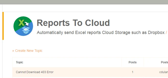 Support button link in the Reports to Cloud app is not working Image 2 Screenshot 41