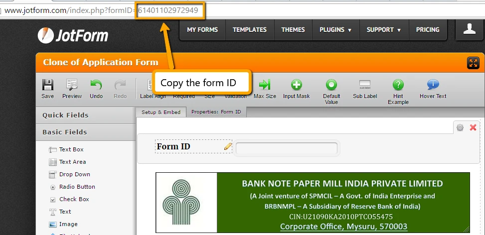Show Form ID part in excel report Screenshot 92
