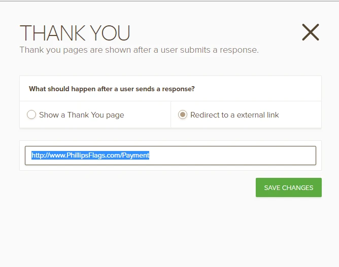 Submitted form links to an error page Screenshot 72