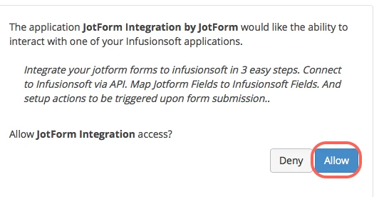 Having problems integrating forms with infusionsoft  Image 3 Screenshot 102