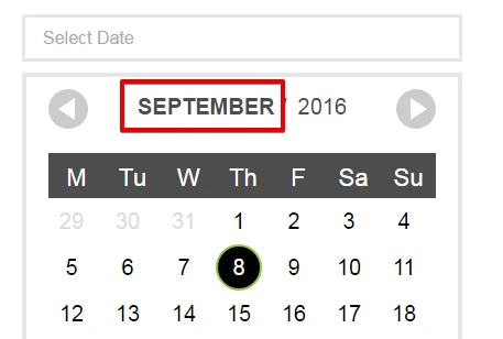Date widget that shows the name of the month Image 2 Screenshot 41