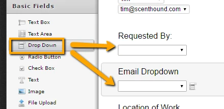 How could I make the notification email reflect the Requested by field? Image 1 Screenshot 30