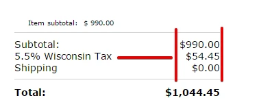 Long tax text causes bad display of totals, and unable to change tax text in payment wizard  Image 1 Screenshot 20