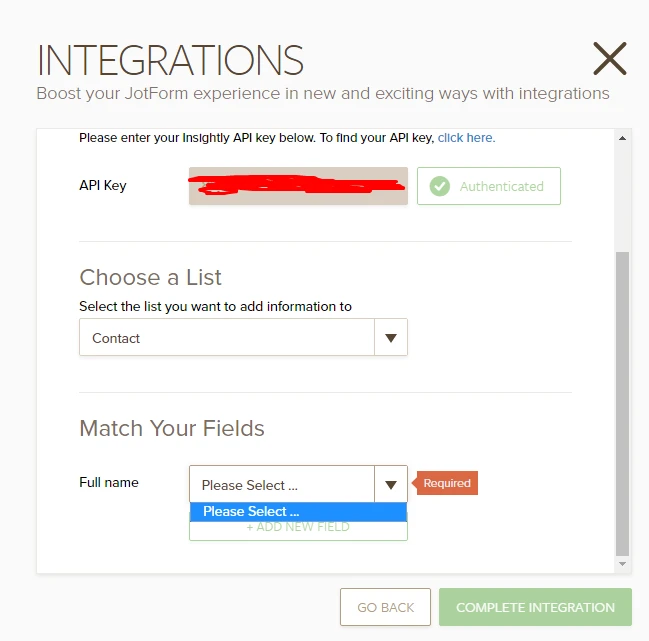 Insightly Integration: Why any field did not appear? Image 1 Screenshot 20