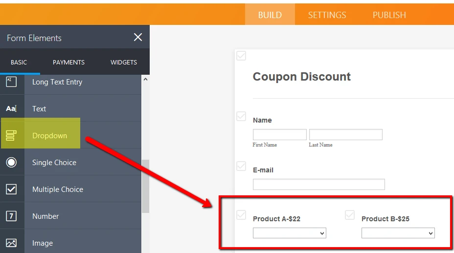 Payment Integration>>Coupon:  set discount to a specific quantity of a specific product. Image-10