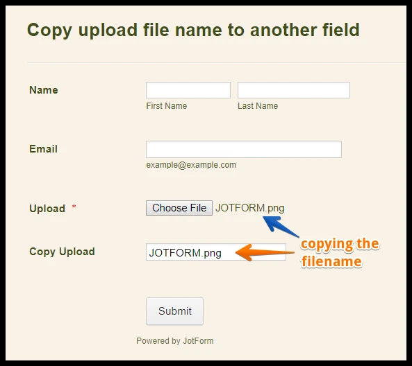 How to remove the upload link and display the file name text only? Image 4 Screenshot 93