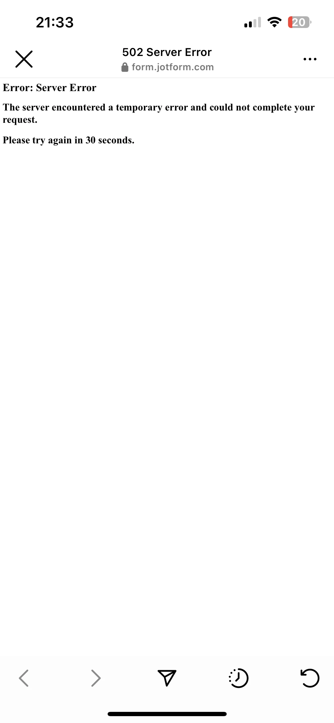 Jotform Thread 4945500 Screenshot